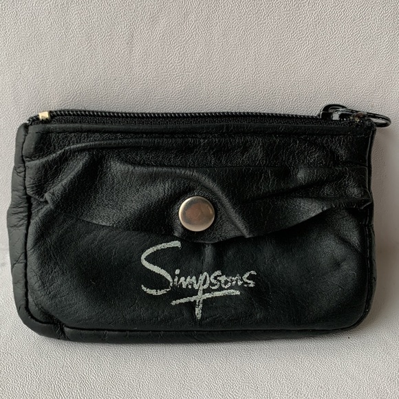 COPY - Vintage Simpsons leather made in Korea pocket wallet,change slots and ke… - Picture 2 of 12